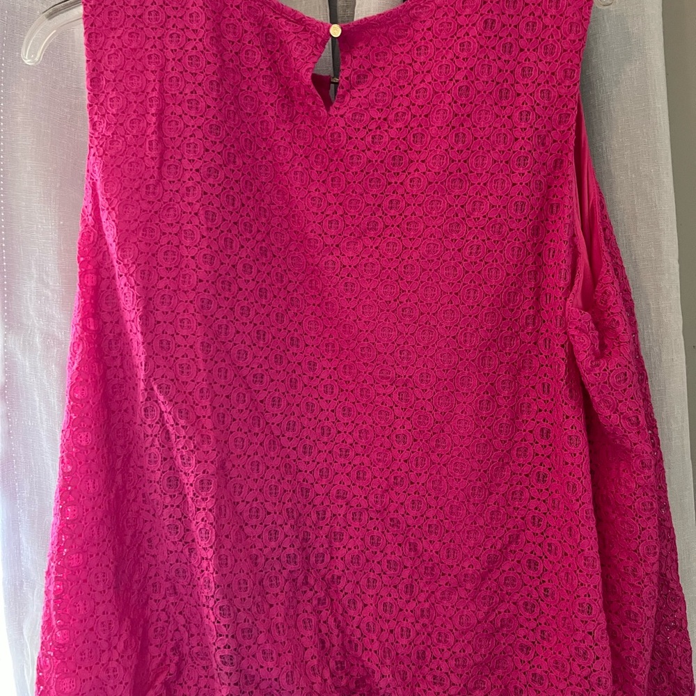 Pink Lace sleeveless shell top by Liz Claiborne